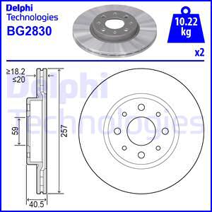 Тормозной диск FEBI BILSTEIN арт. BG2830