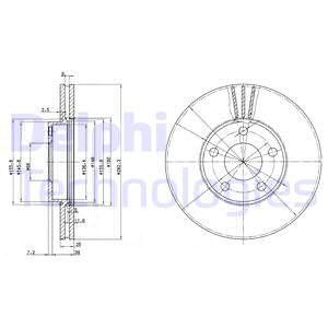 Гальмівний диск BOSCH арт. BG3199