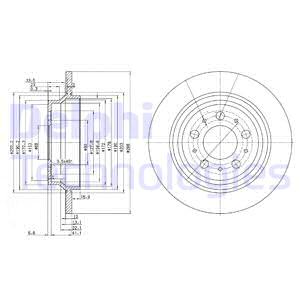 Гальмівний диск BREMBO арт. BG3515