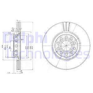 Тормозной диск BOSCH арт. BG3657