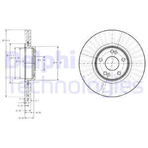 Гальмівний диск FEBI BILSTEIN арт. BG3688