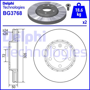 Тормозной диск FEBI BILSTEIN арт. BG3768