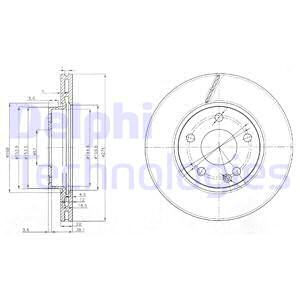Тормозной диск BOSCH арт. BG3845C