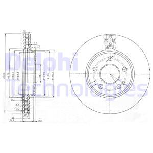 Тормозной диск BOSCH арт. BG3909