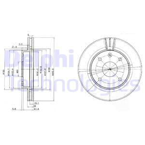 Гальмівний диск BOSCH арт. BG4003