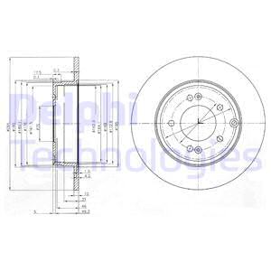 Тормозной диск BOSCH арт. BG4012