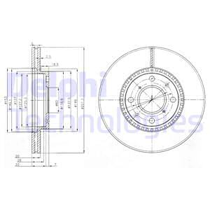 Тормозной диск BREMBO арт. BG4049C