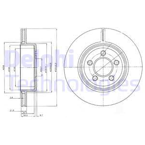 Гальмівний диск FEBI BILSTEIN арт. BG4073