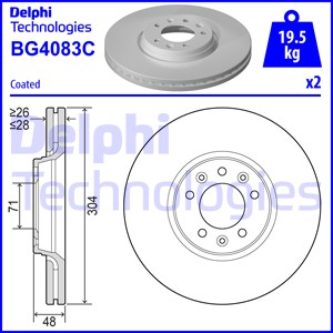 Тормозной диск BREMBO арт. BG4083C