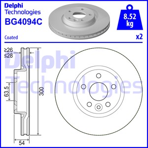Тормозной диск BREMBO арт. BG4094C
