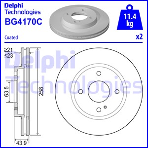 Тормозной диск MEYLE арт. BG4170C