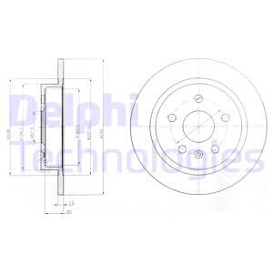 Тормозной диск DELPHI BG4188