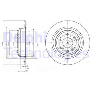 Гальмівний диск BOSCH арт. BG4196C