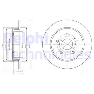 Тормозной диск BREMBO арт. BG4222