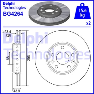 Тормозной диск FEBI BILSTEIN арт. BG4264