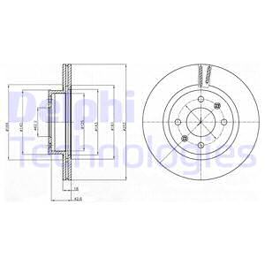 Тормозной диск BOSCH арт. BG4295