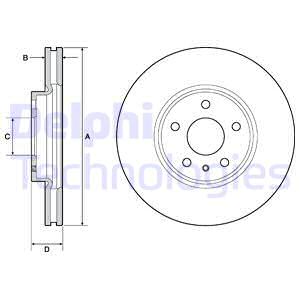 Гальмівний диск BREMBO арт. BG4702C