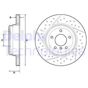 Тормозной диск BREMBO арт. BG4714C