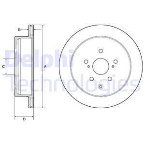 Тормозной диск BOSCH арт. BG4929C