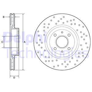 Тормозной диск TEXTAR арт. BG4943C