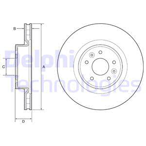 Тормозной диск DELPHI BG9232C