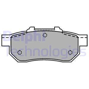 Тормозные колодки дисковые BOSCH арт. LP1456