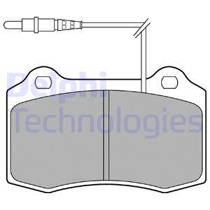 Тормозные колодки дисковые BOSCH арт. LP1457