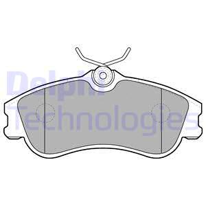Тормозные колодки дисковые BOSCH арт. LP1624