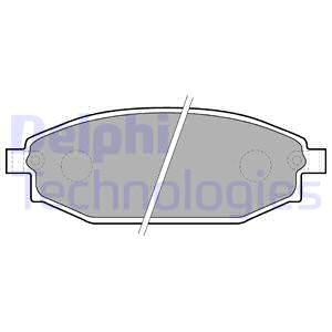 Тормозные колодки дисковые BOSCH арт. LP1665
