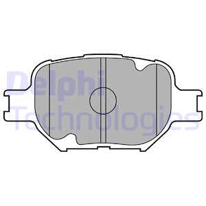 Тормозные колодки дисковые BLUE PRINT арт. LP1804