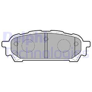 Тормозные колодки дисковые BREMBO арт. LP1822