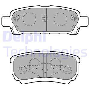 Тормозные колодки задние дисковые TEXTAR арт. LP1852