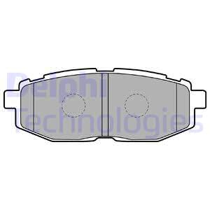 Тормозные колодки дисковые KAVO PARTS арт. LP2076