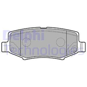Тормозные колодки задние дисковые BREMBO арт. LP2172