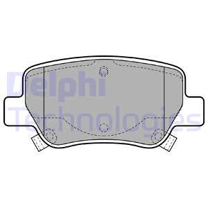 Тормозные колодки дисковые WOKING арт. LP2206