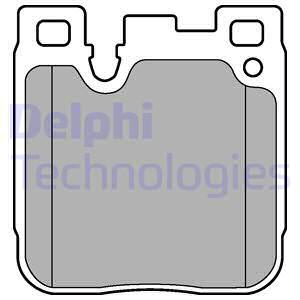 Тормозные колодки дисковые BOSCH арт. LP3249