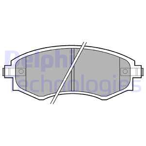 Тормозные колодки дисковые HYUNDAI арт. LP606