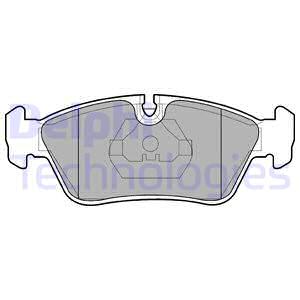 Колодки гальмівні (передні) BMW 3 (E36/E46) 90-07 M40/M41/M43/M44/M47/M50/M51/M52/M54 REMSA арт. LP710