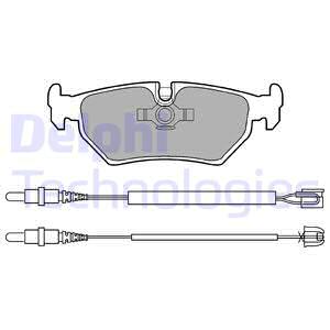 Комплект тормозных колодок BOSCH арт. LP910
