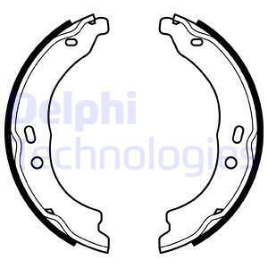 Колодки тормозные барабанные DELPHI LS1978