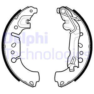 Комплект тормозных колодок FIAT арт. LS2135