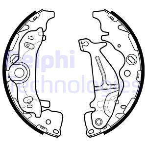 Гальмівні колодки, барабанні DELPHI LS2138
