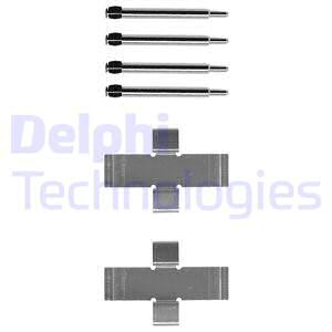 Ремкомплект тормозных колодок DELPHI LX0006