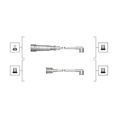 Комплект проводов зажигания MAGNETI MARELLI 941319170017