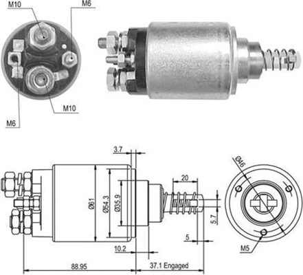Соленоїд стартера MAGNETI MARELLI 940113050389