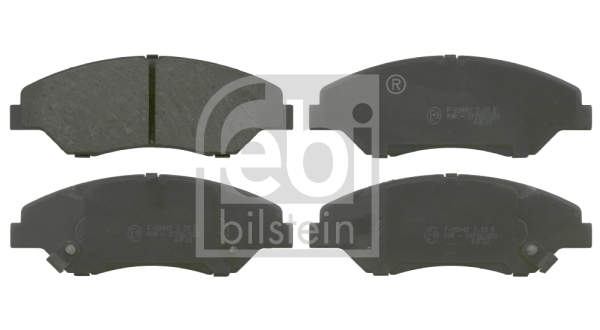 Комплект гальмівних колодок передн , KIA RETONA, SPORTAGE 2.0/2.0D 04.94-08.03 BOSCH арт. 16557