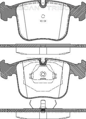 Тормозные колодки дисковые BOSCH арт. 811011012