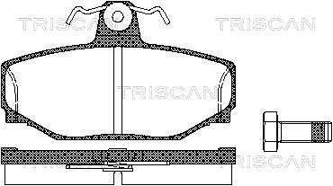 Тормозные колодки дисковые BOSCH арт. 811027919