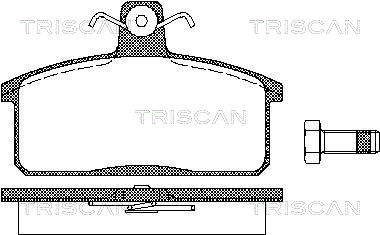 Тормозные колодки дисковые BOSCH арт. 811069013