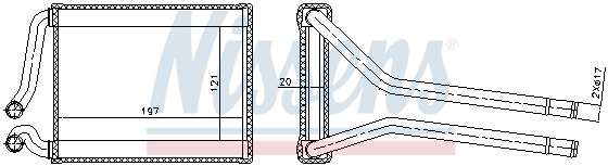 Радиатор печки NISSENS NI 77537